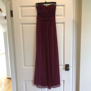 JB Strapless Evening Gown